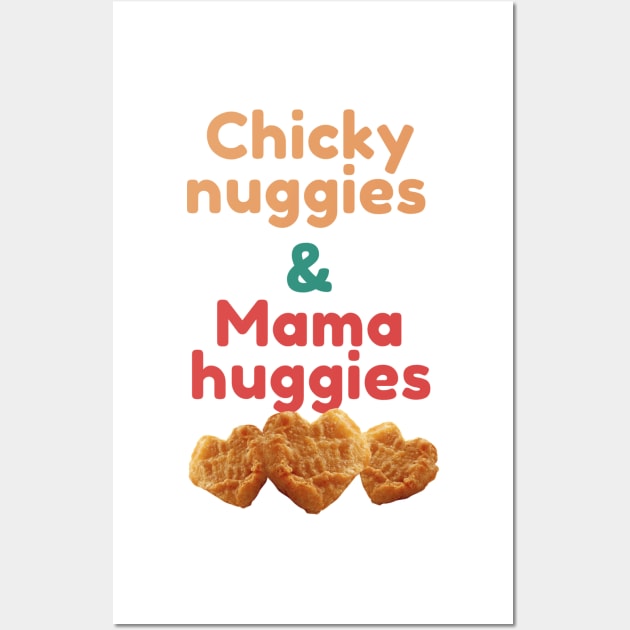 Chicky Nuggies and Mama Huggies Wall Art by DesignsBySaxton